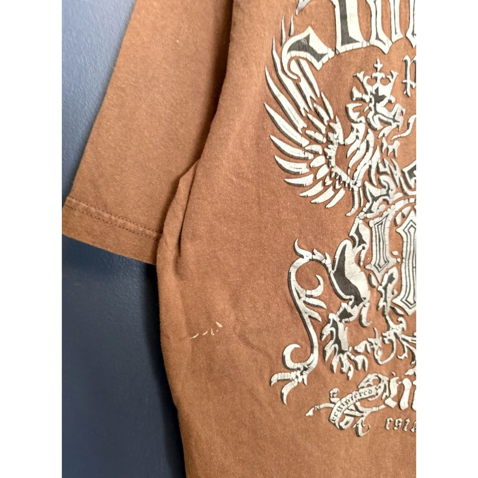 Southpole VINTAGE Y2K Southpole Grunge Brown Graphic Tee Shirt XL Men Shirts Mens XL Brown Grunge Southpole Graphic Tee Shirt Size US XL / EU 56 / 4 - 4 Thumbnail