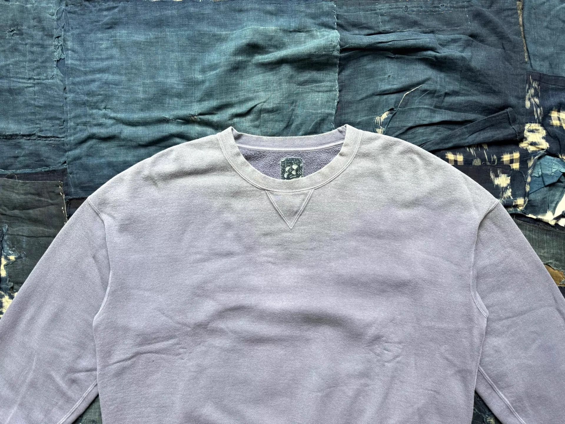 Visvim VISVIM 24AW ICT JUMBO SB L/S Washed Distressed Pullover Blue 4 Size US XL / EU 56 / 4 - 6 Thumbnail