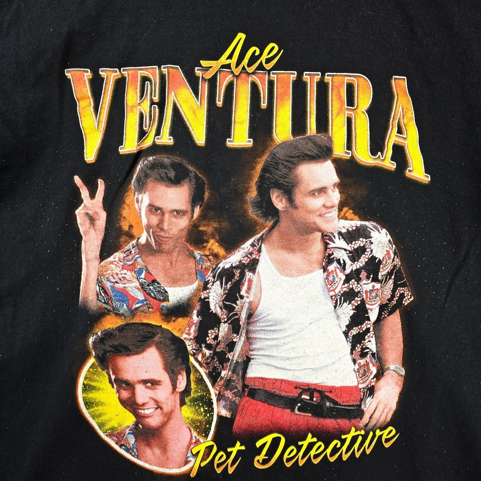 Other Ace Ventura Pet Detective Shirt Mens Medium Black Jim Carrey Size US M / EU 48-50 / 2 - 2 Thumbnail