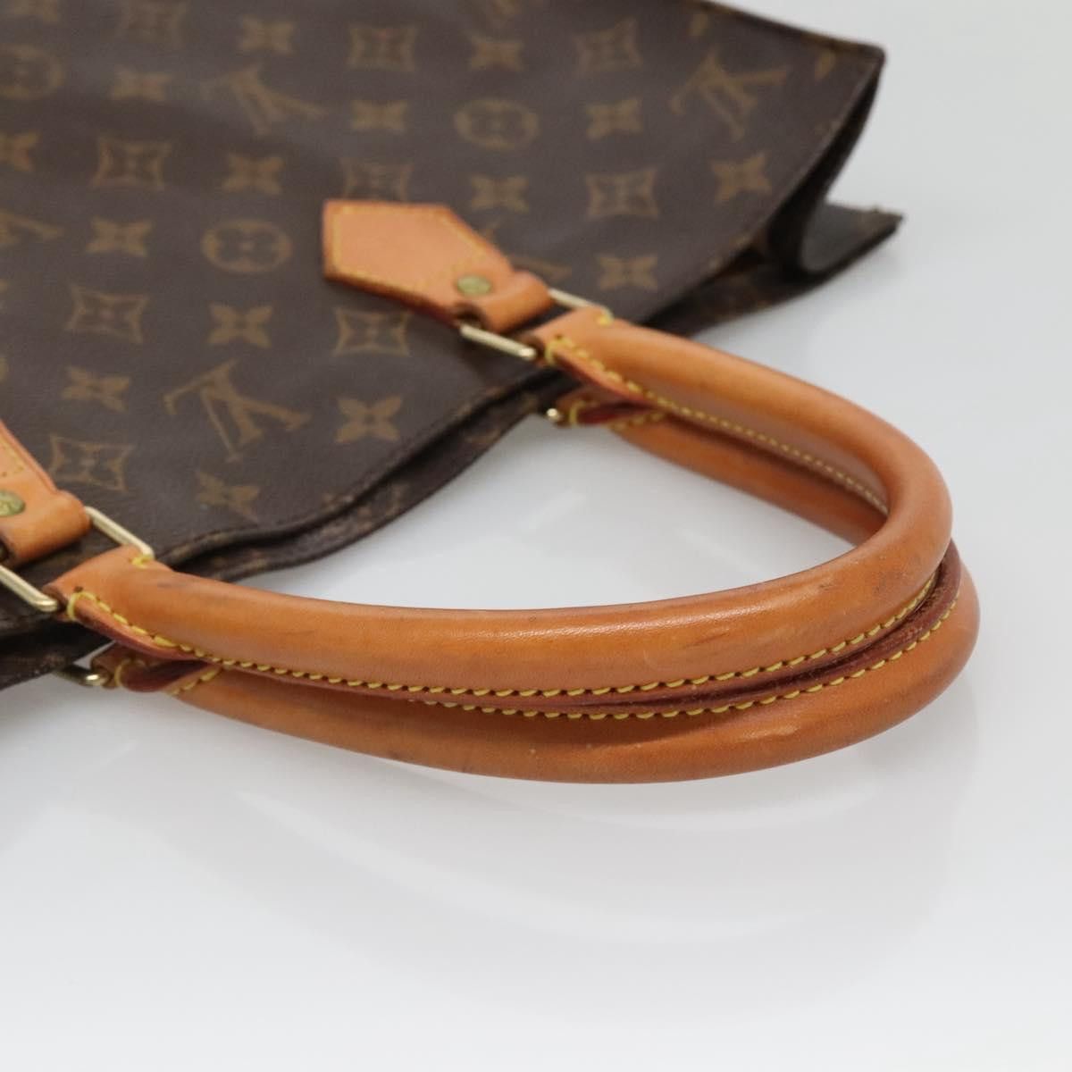 Louis Vuitton LOUIS VUITTON Monogram Sac Plat Hand Bag M51140 Size ONE SIZE - 7 Thumbnail