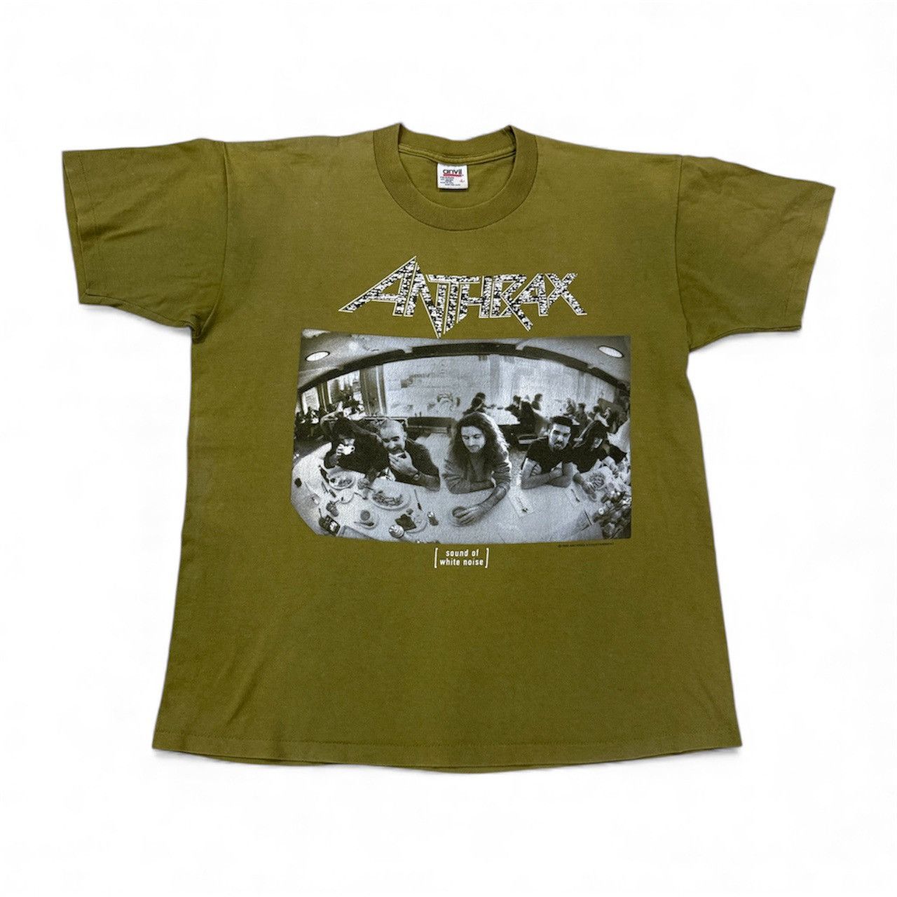Band Tees Vintage 90s Anthrax Sound Of White Noise Bandtees Size US L / EU 52-54 / 3 - 1 Thumbnail