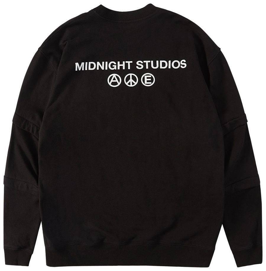 Midnight Studios Zip Layered Logo Crewneck - Midnight Studios AWGE Size US S / EU 44-46 / 1 - 8 Thumbnail