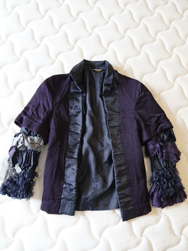 Comme des Garcons Comme des Garcons Deep purple coat Size S / US 4 / IT 40 - 2 Thumbnail