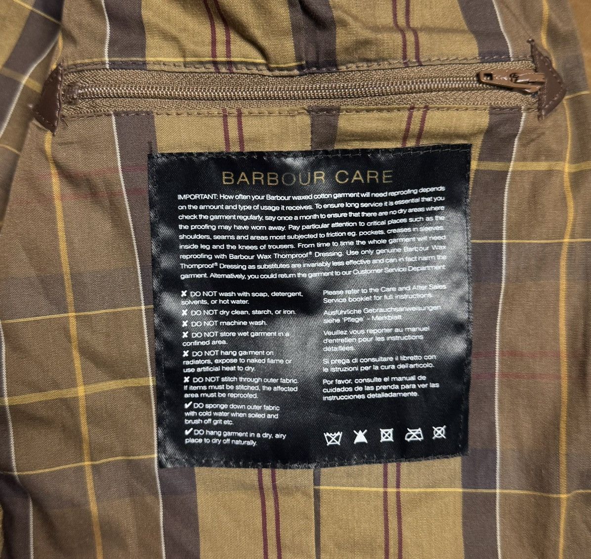 Barbour Barbour International Flyweight Biker Wax Cotton Jacket Size M / US 6-8 / IT 42-44 - 13 Thumbnail