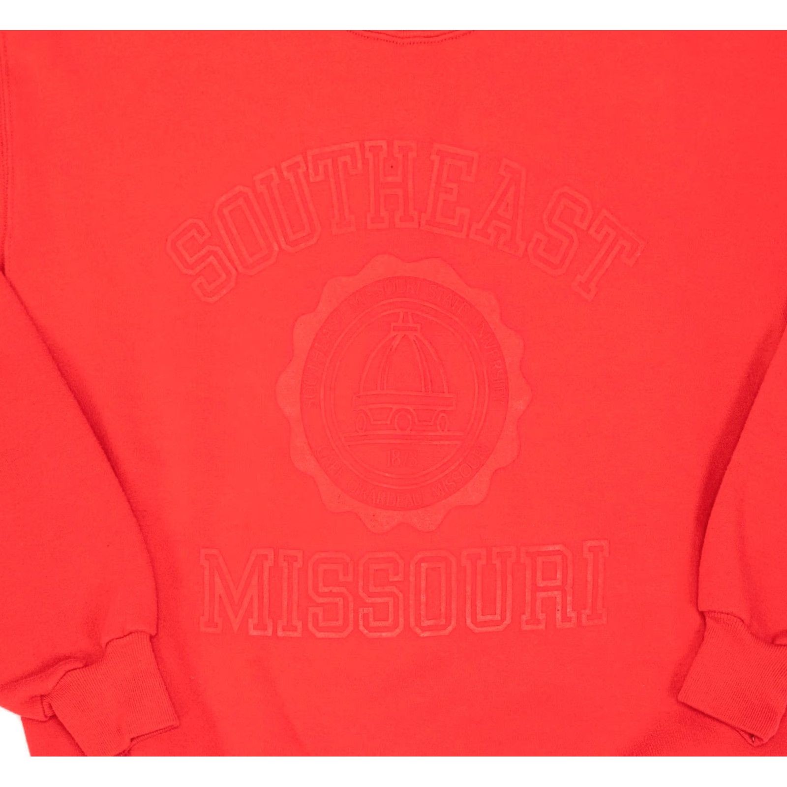 Vintage VINTAGE Boundary Waters Sweatshirt Woman XL Red Crewneck Logo NCAA 80s 90s College Basketball USA University Sweater Pullover Size XL / US 12-14 / IT 48-50 - 2 Thumbnail