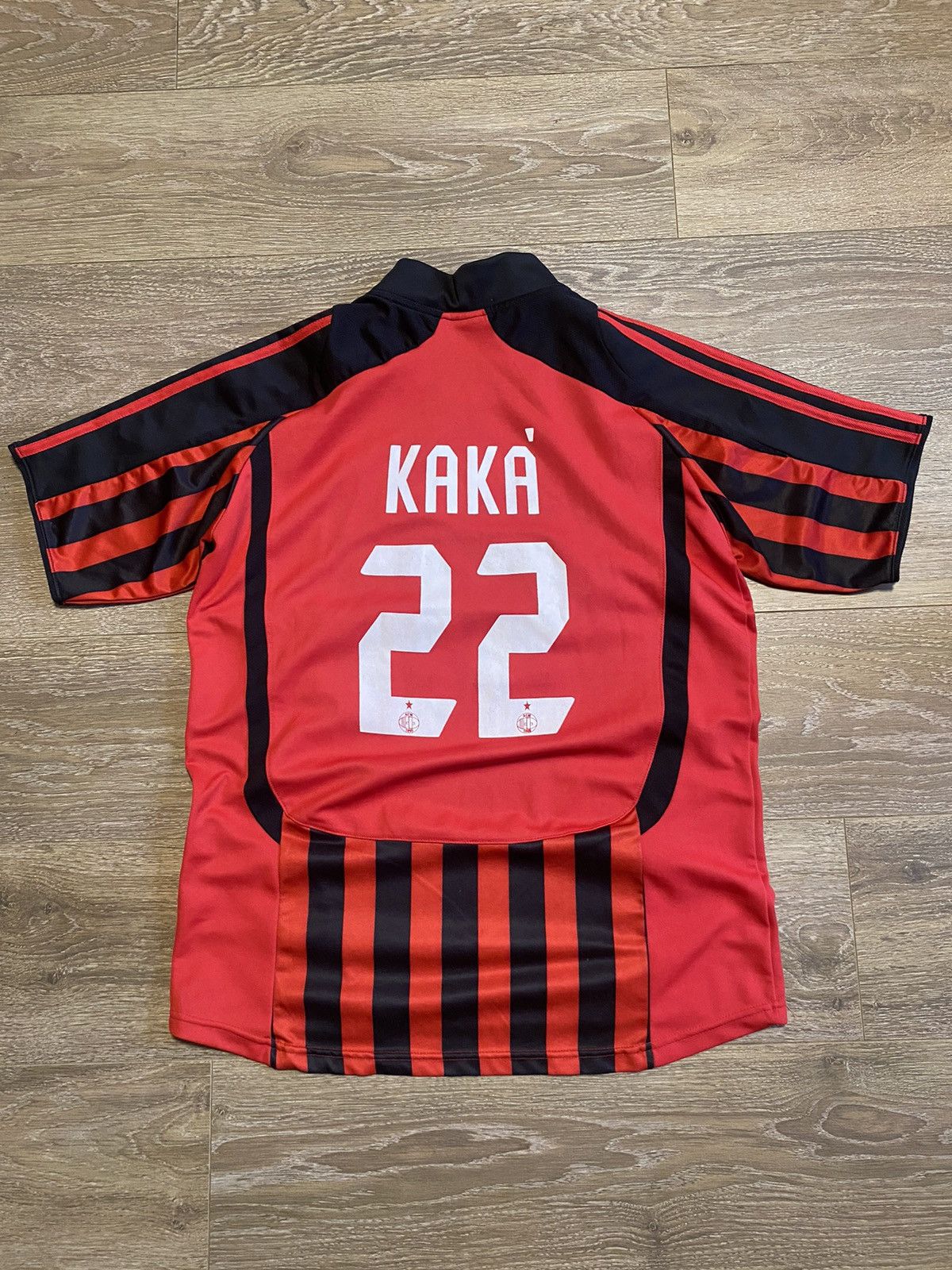 Vintage Vintage 2007-2008 AC Milan KAKA Home Soccer Football Jersey Size US XL / EU 56 / 4 - 7 Thumbnail