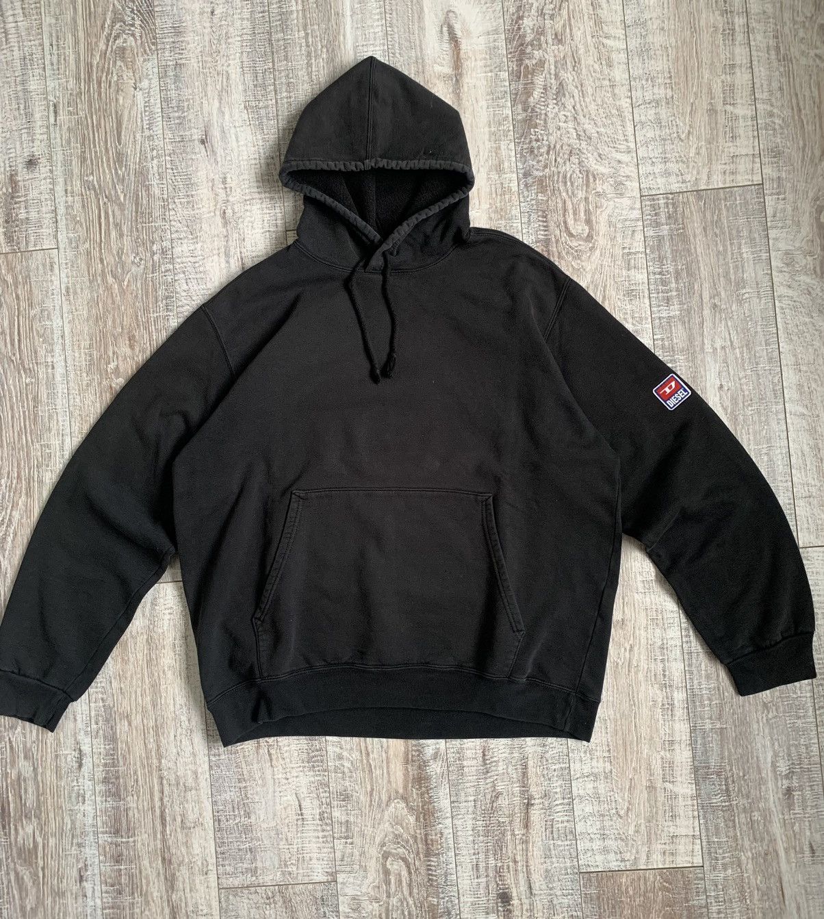 Diesel × Vintage Vintage Y2K Diesel big logo hoodies Size US XL / EU 56 / 4 - 3 Thumbnail