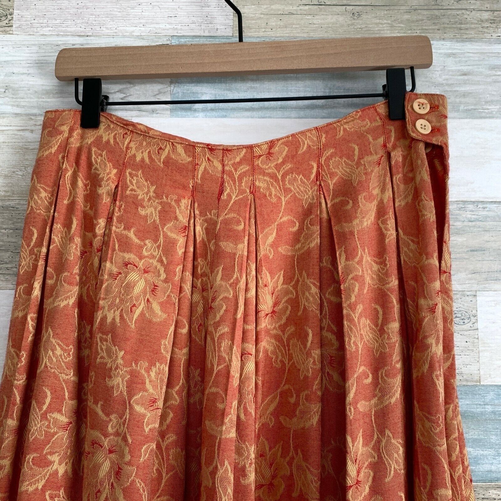 Calvin Klein Calvin Klein Studio VTG Japanese Floral Jacquard Skirt Set Size 32" / US 10 / IT 46 - 11 Thumbnail