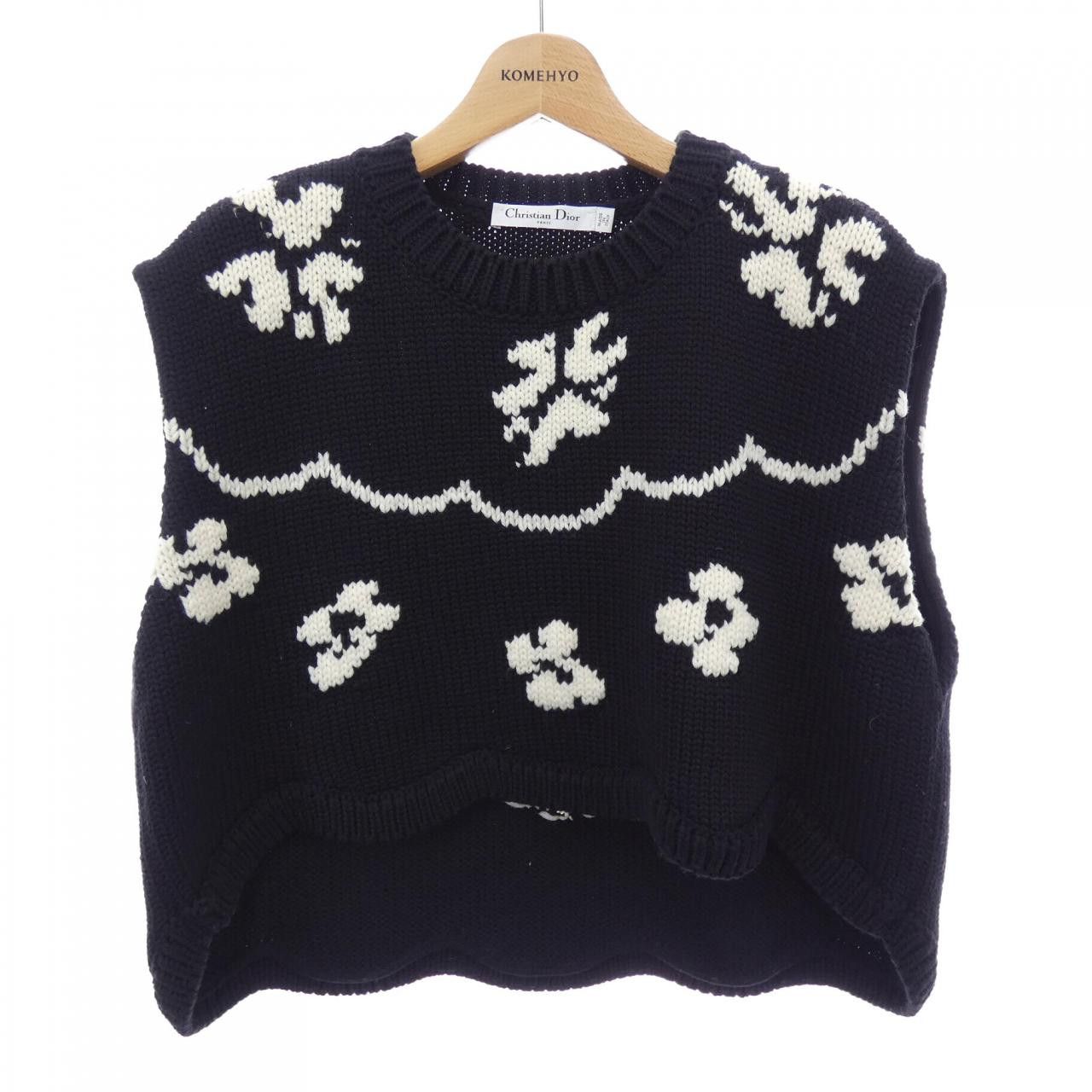 Dior Dior Christian Dior Knit Top Textile Tops 6E24562AM521 DUTY FREE for USA Size ONE SIZE - 1 Thumbnail