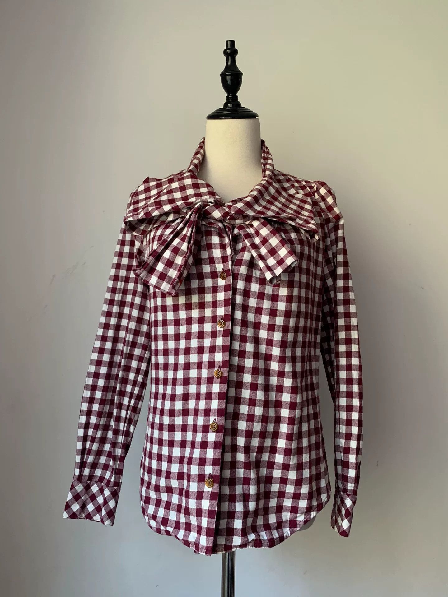 Vivienne Westwood vivienne westwood red check bow blouse Size M / US 6-8 / IT 42-44 - 1 Thumbnail