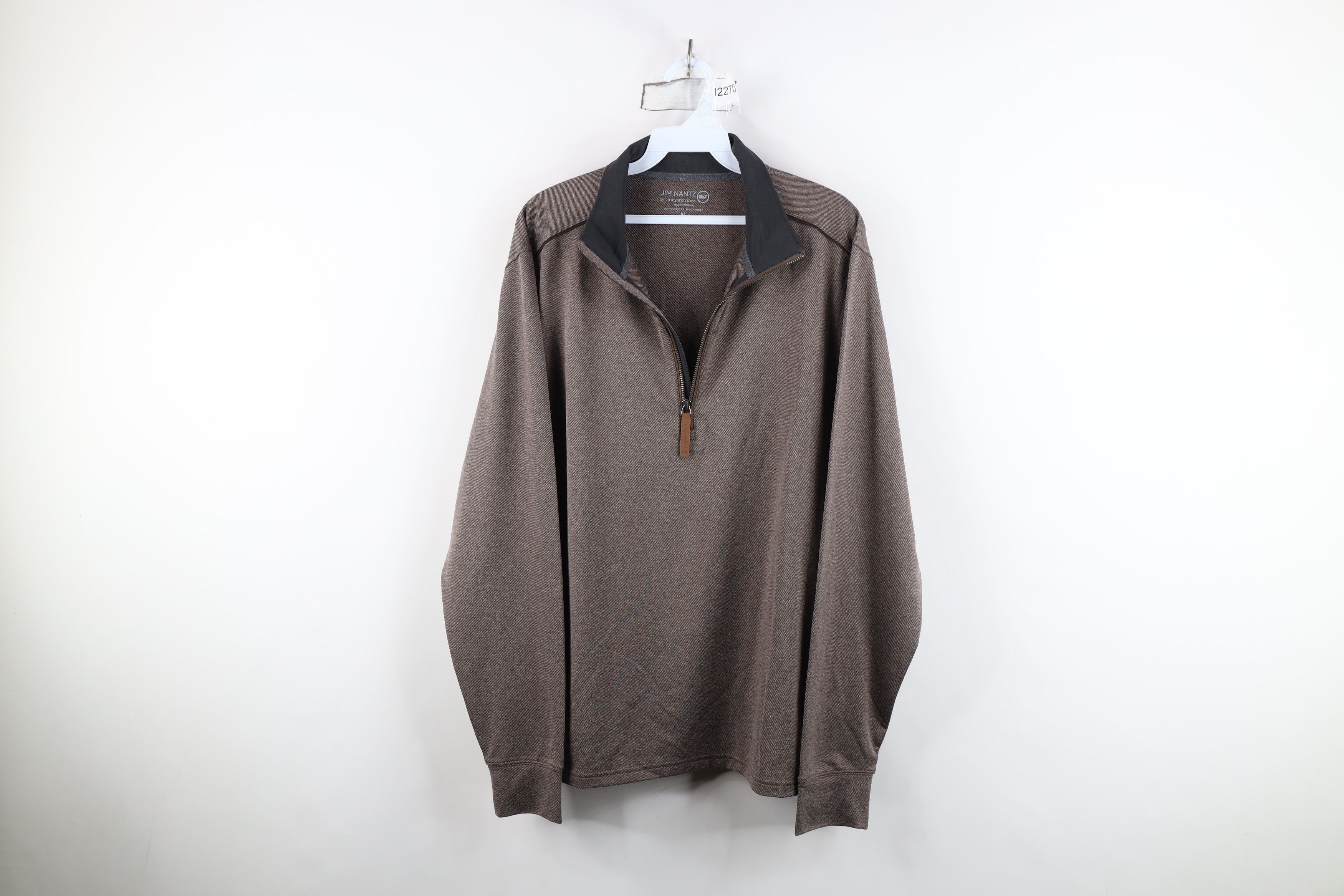 Vineyard Vines Vineyard Vines Jim Nantz Half Zip Pullover Jacket Top Brown Size US M / EU 48-50 / 2 - 1 Thumbnail