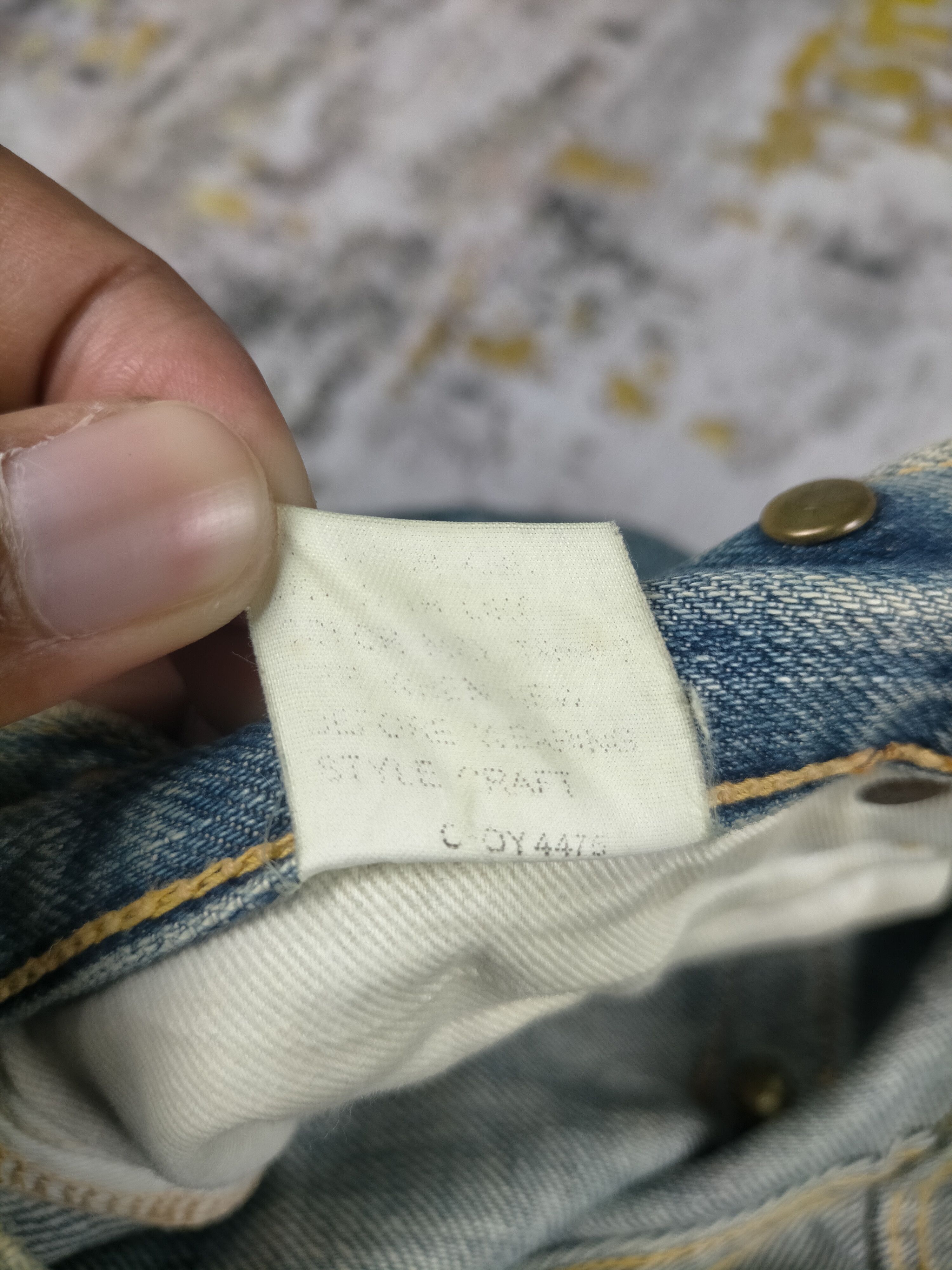 Evisu 🔥 Vintage 90s Evis Evisu Craft Selvedge Mudwash Jeans Size US 30 / EU 46 - 11 Thumbnail