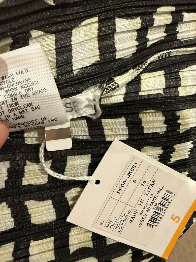 Issey Miyake Issey Miyake size:5 Out-of-print black and white checkered Size M / US 6-8 / IT 42-44 - 5 Thumbnail