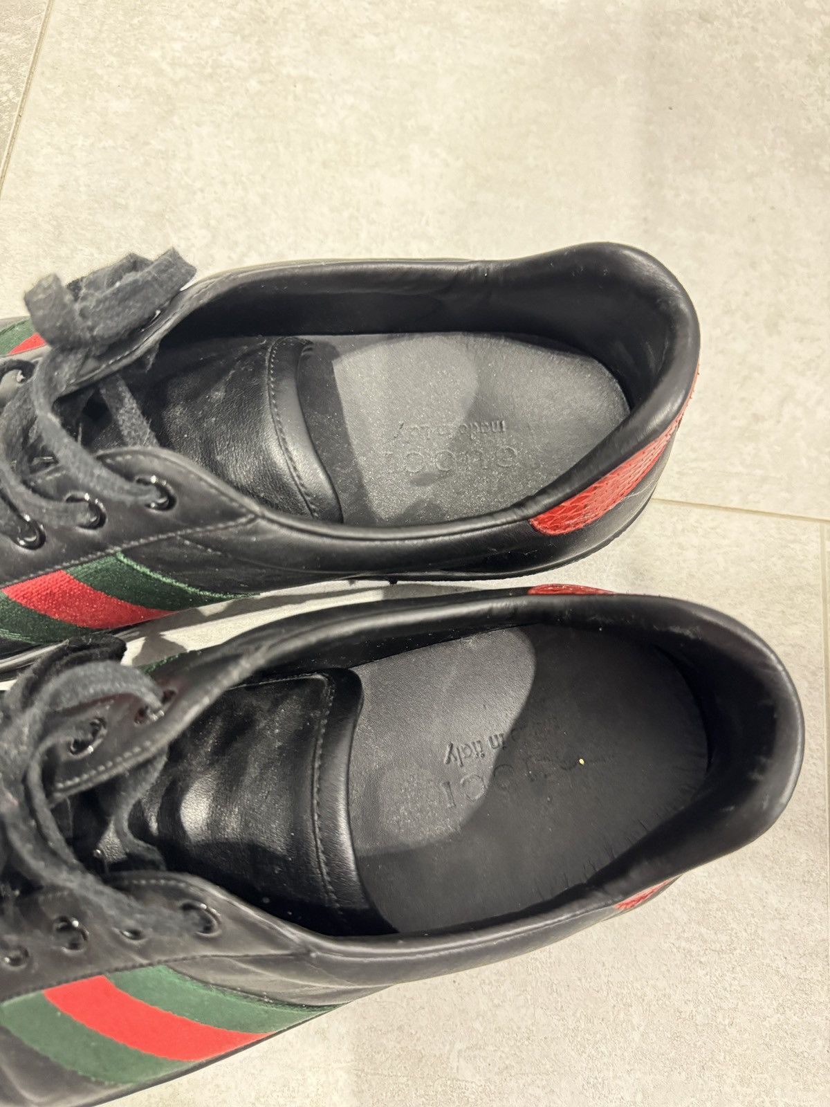 Gucci Gucci Ace Sneaker Black Size US 11 / EU 44 - 4 Thumbnail