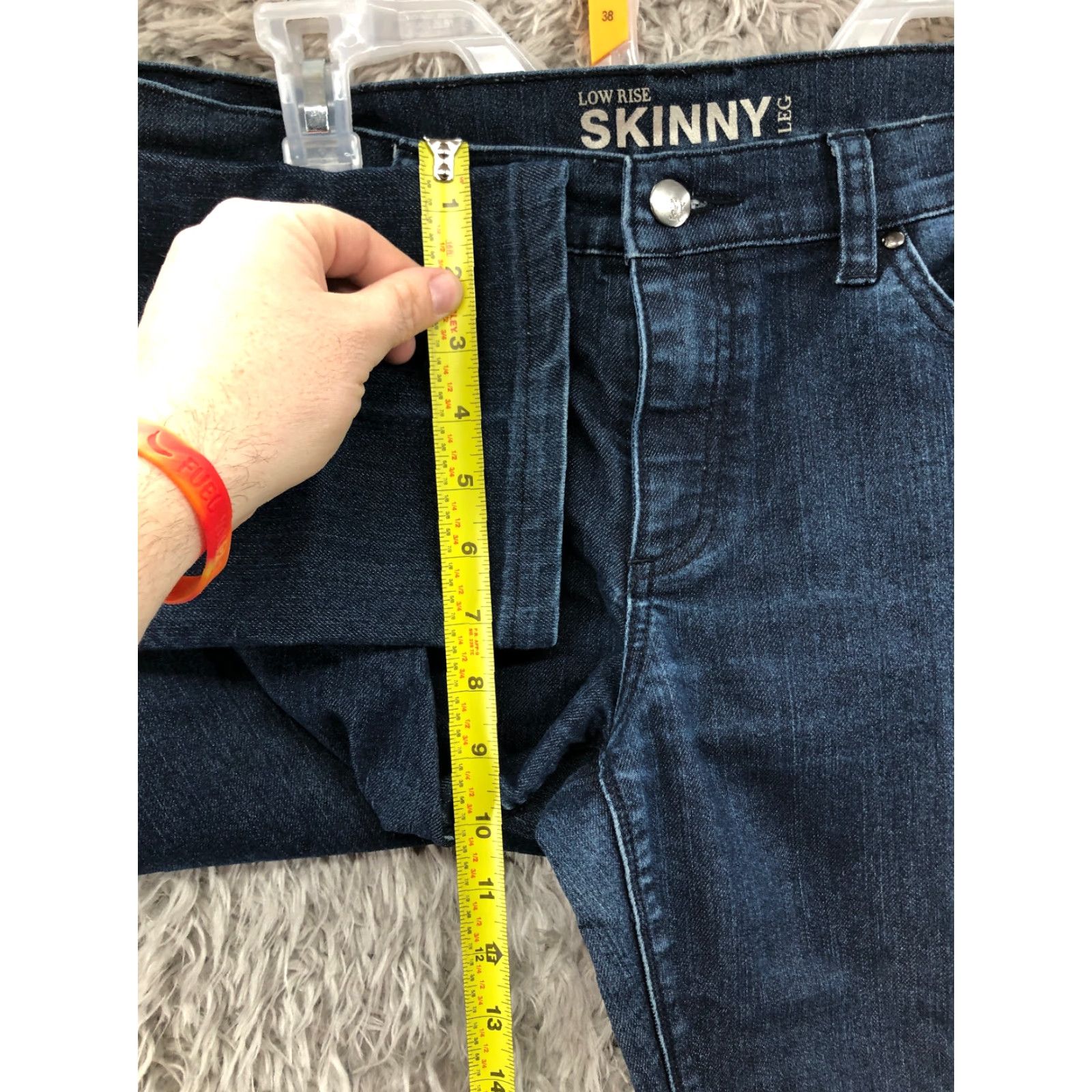 Sea New York NY & Co. Low Rise Skinny Crop Jeans Size 8 Womens Dark Wash Blue Denim Size 30" / US 8 / IT 44 - 4 Thumbnail