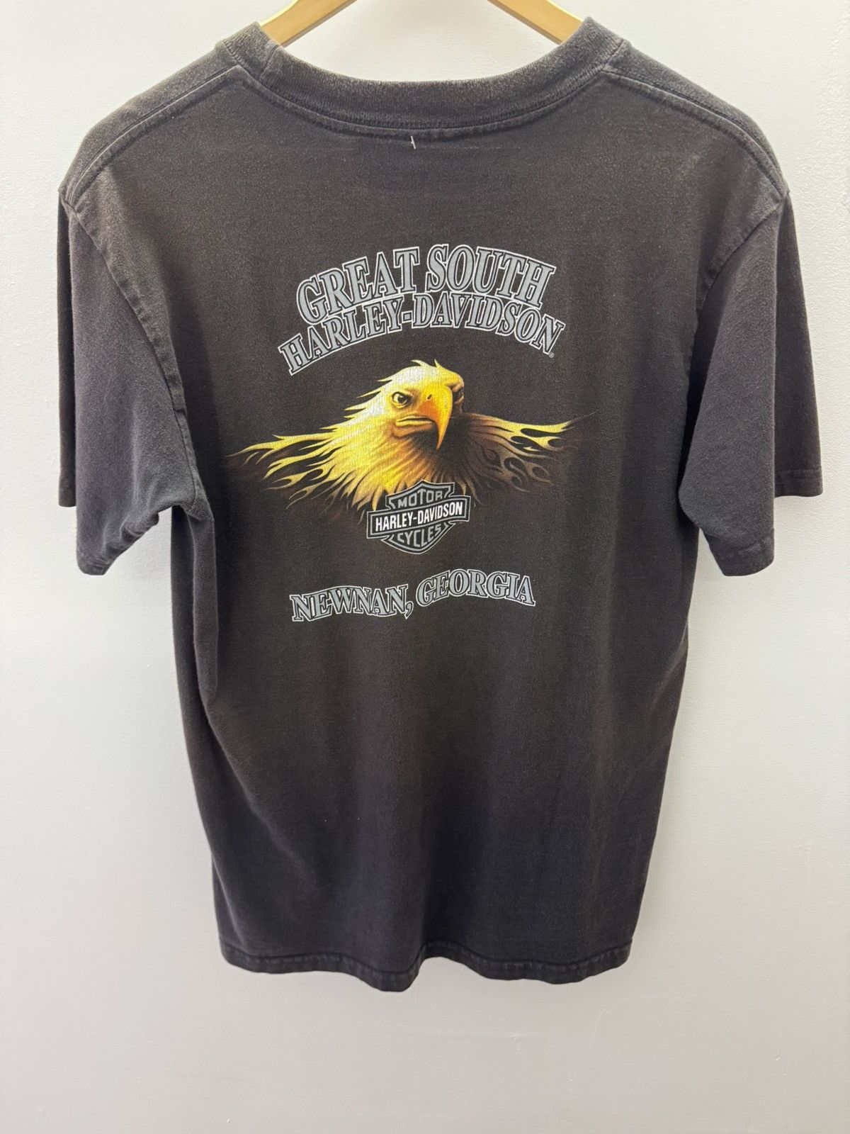 Vintage Harley davidson tee “Motorcycles” (Brown)