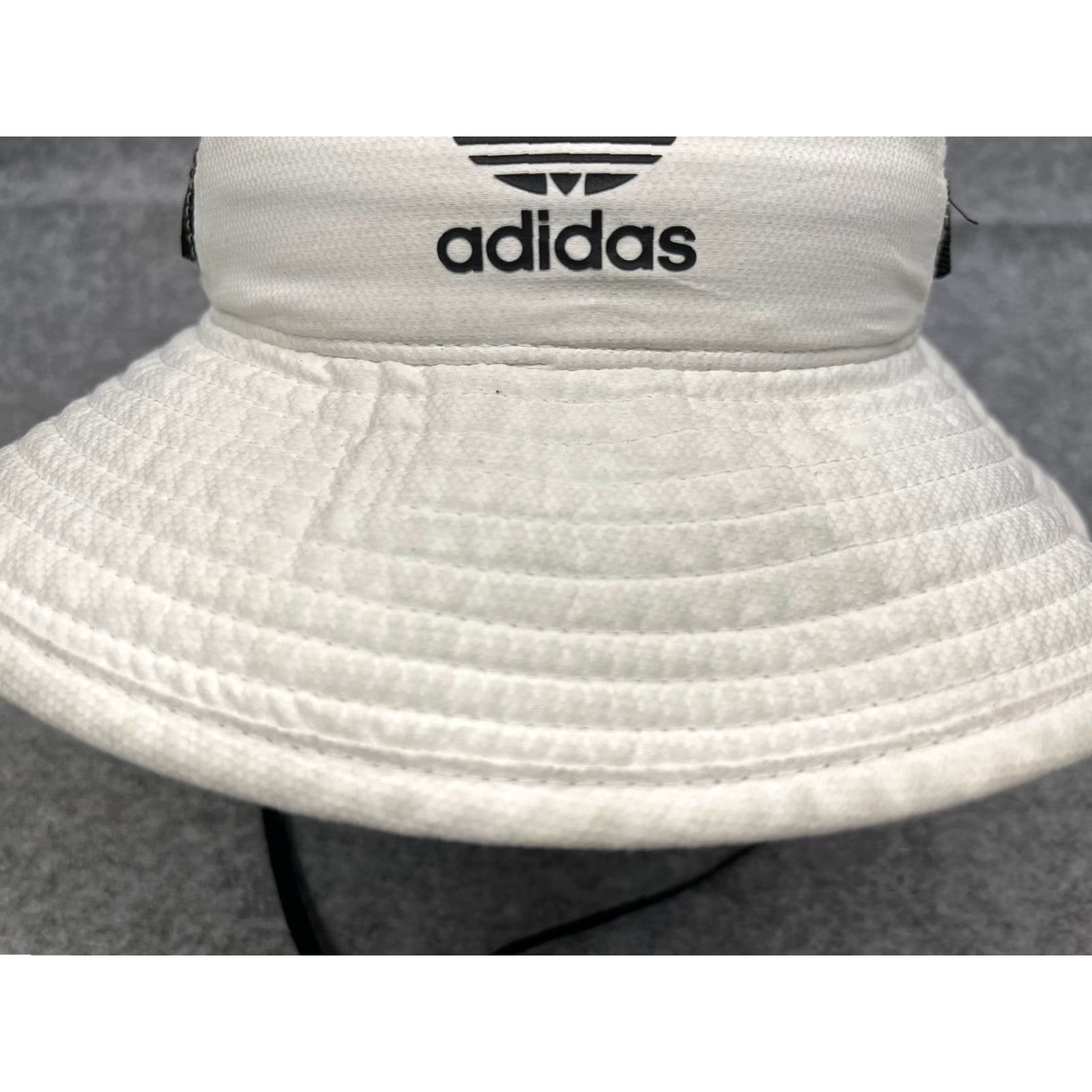 Adidas Adidas Sun Bucket Hat Cap Adult One Size White Polyester Camp Outdoor Size ONE SIZE - 3 Thumbnail