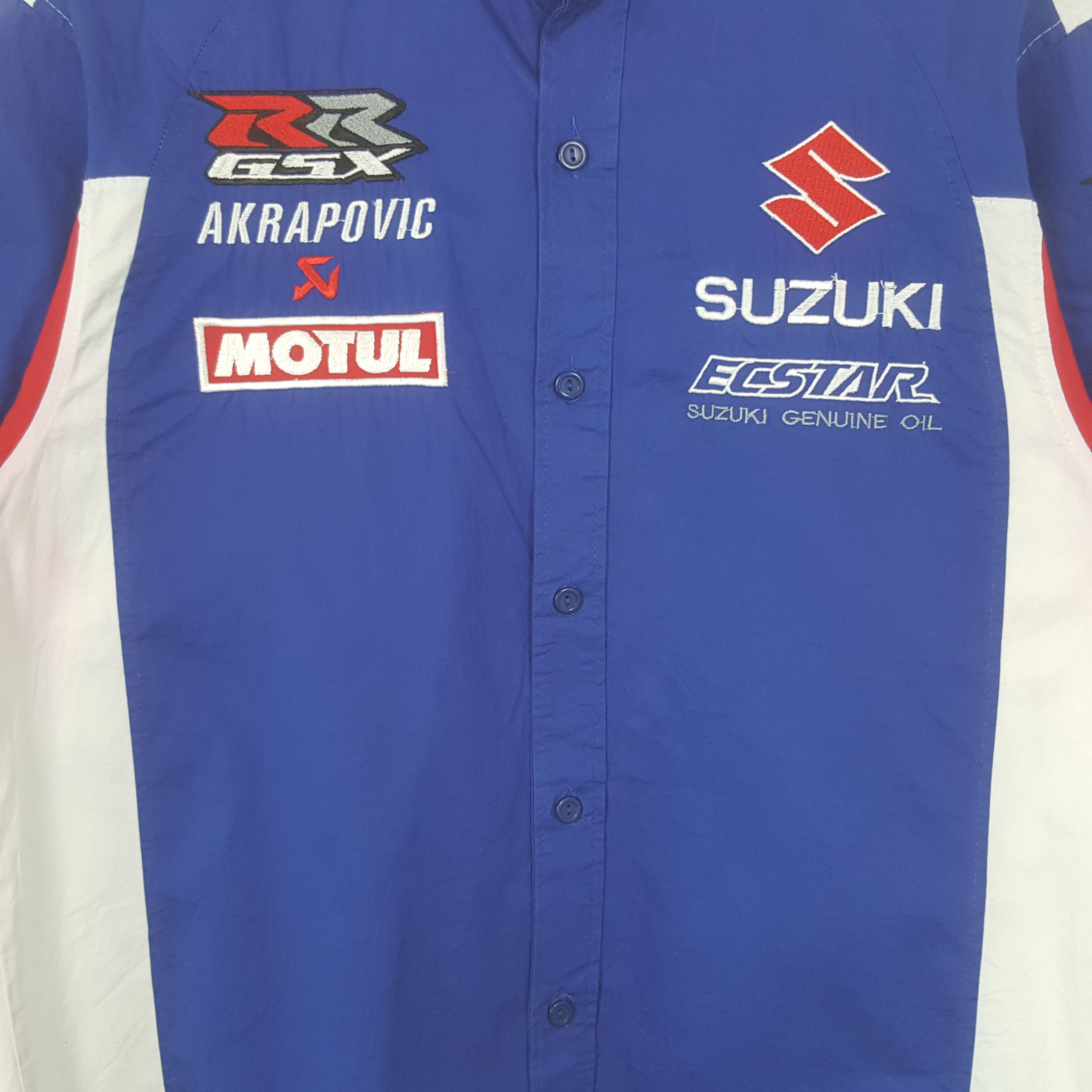 Japanese Brand Vintage Suzuki Hayabusa Racing Work Shirt Button Up C294N67 Size US M / EU 48-50 / 2 - 4 Thumbnail