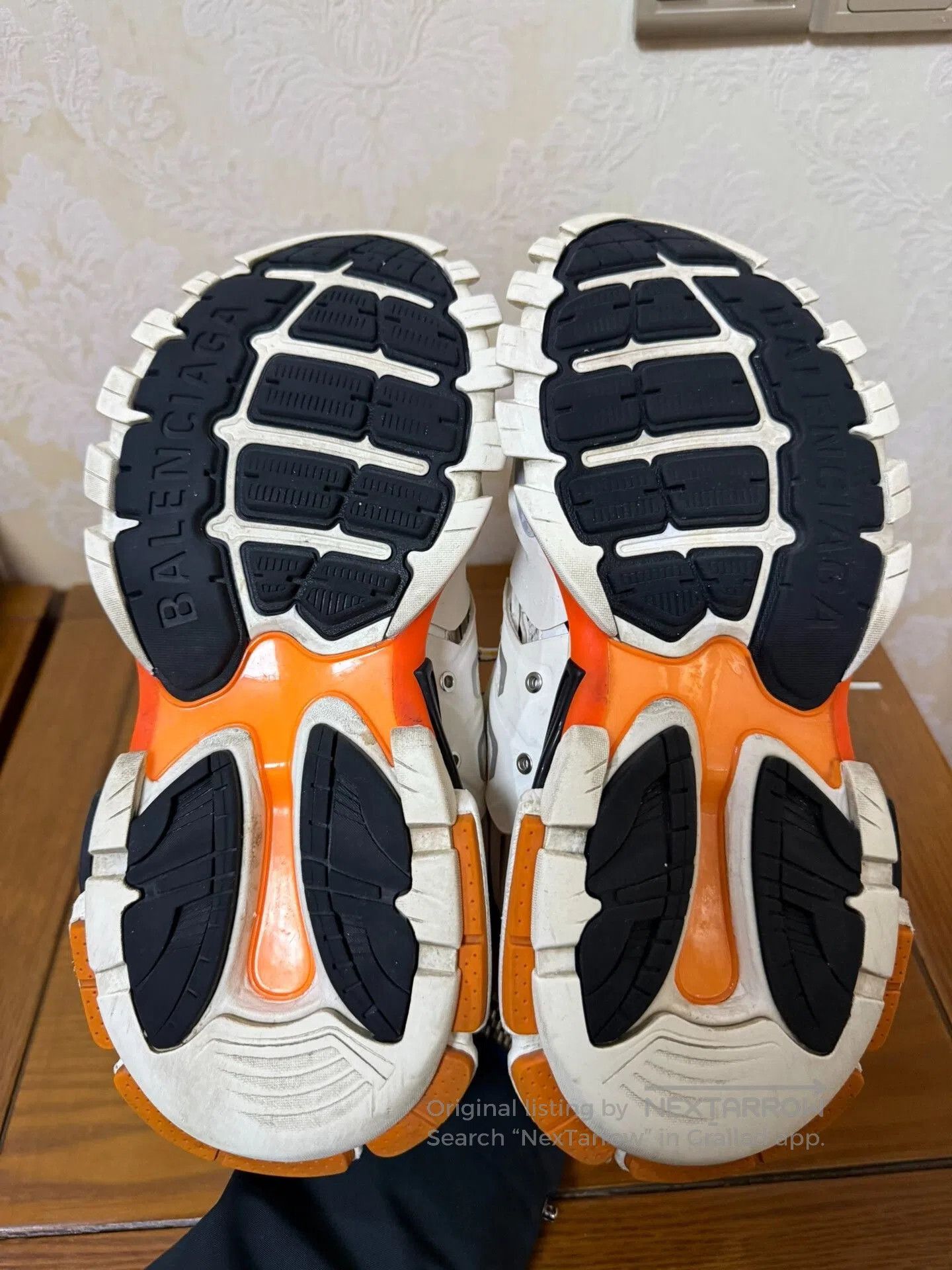 Balenciaga Balenciaga Track White Orange Size 40. Size US 7 / EU 40 - 4 Thumbnail