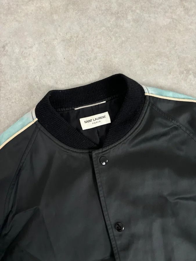 Saint Laurent Paris AW2017 Saint Laurent Black Multicolor Panther Teddy Jacket Size US M / EU 48-50 / 2 - 5 Thumbnail
