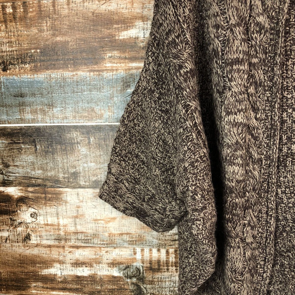 Homespun Knitwear × Japanese Brand Coen Brown cardigan japan Knitwear #A1530 Size XL / US 12-14 / IT 48-50 - 7 Thumbnail