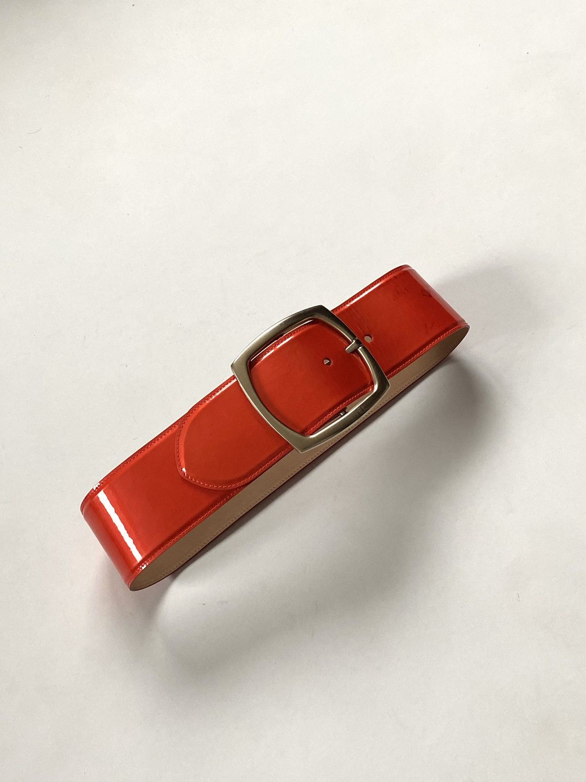 Chanel 🔥SS08 Chanel by Karl Lagerfeld Patent Leather Wide Belt Size ONE SIZE - 1 Thumbnail