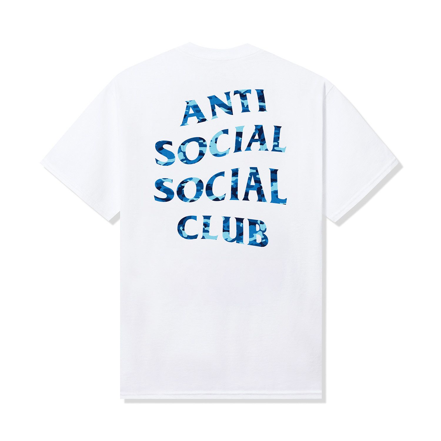 Anti Social Social Club Anti Social Social Club Woody Blue Camo White Tee New DS Size US S / EU 44-46 / 1 - 1 Thumbnail