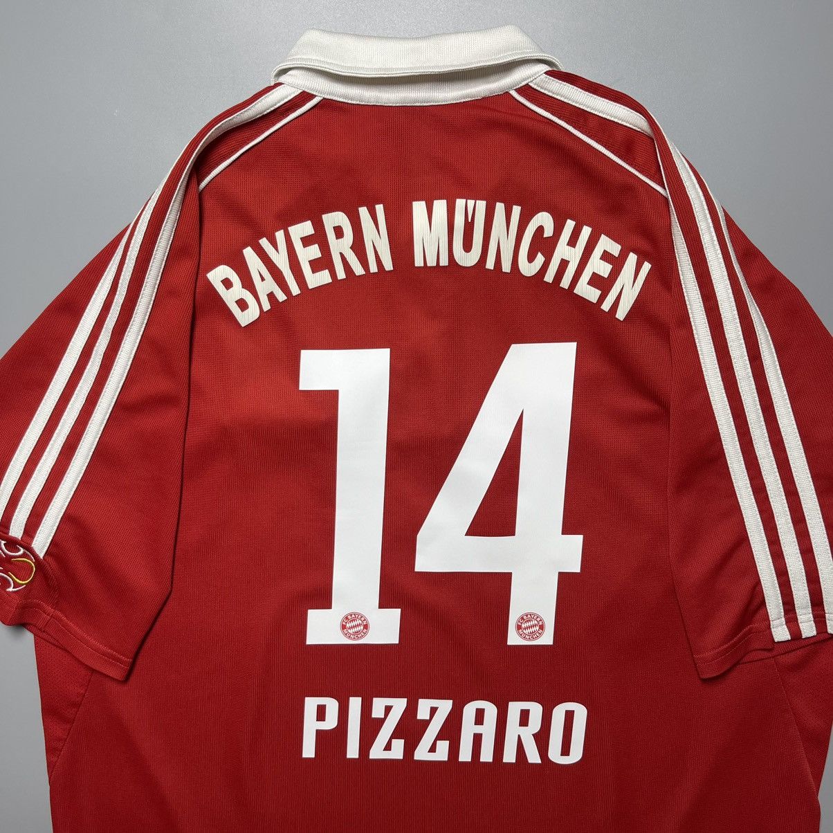 Vintage BAYERN ADIDAS 2006/2007 FOOTBALL HOME JERSEY #14 PIZZARO Size US XL / EU 56 / 4 - 11 Thumbnail