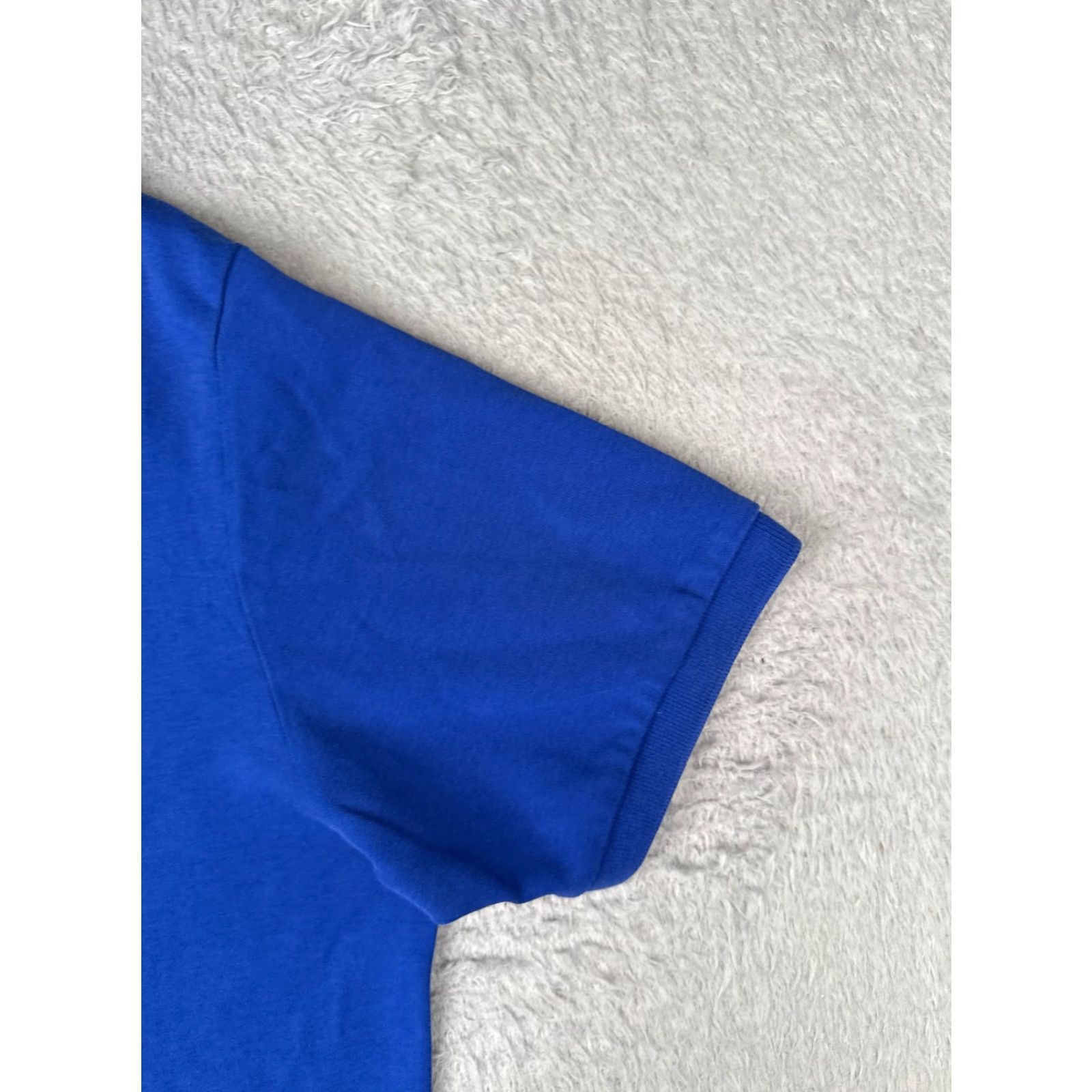 Ralph Lauren VINTAGE Ralph Lauren Polo Shirt Adult Large Blue 100% Cotton Short Sleeve Polo Shirt Mens 40 in Chest Modern Sports American 90s? Size US L / EU 52-54 / 3 - 2 Thumbnail