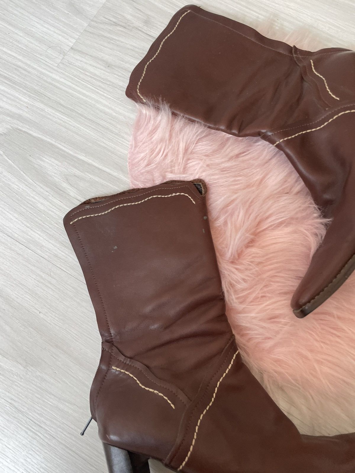 Vintage Vintage leather boots Size US 6.5 / IT 36.5 - 13 Thumbnail