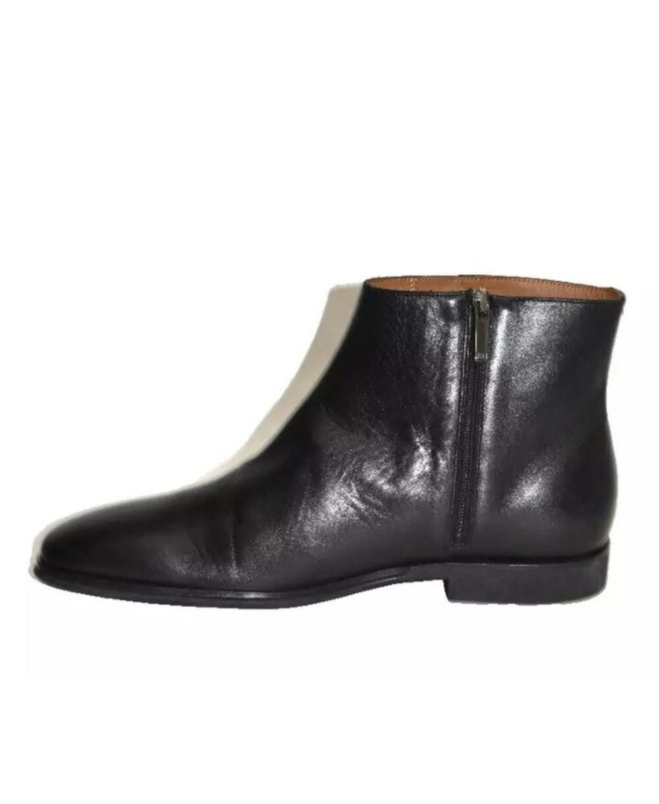 Bruno Magli Bruno Magli Men's Raging Leather Zip Ankle Boot Size US 14 / EU 47 - 2 Thumbnail