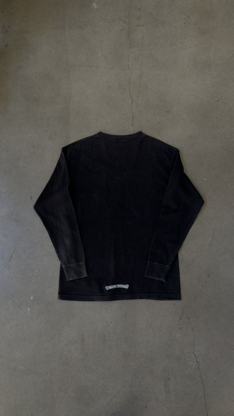 Chrome Hearts RARE! Chrome Hearts Long Sleeve Embroidered Horseshoe Tee Size US M / EU 48-50 / 2 - 7 Thumbnail