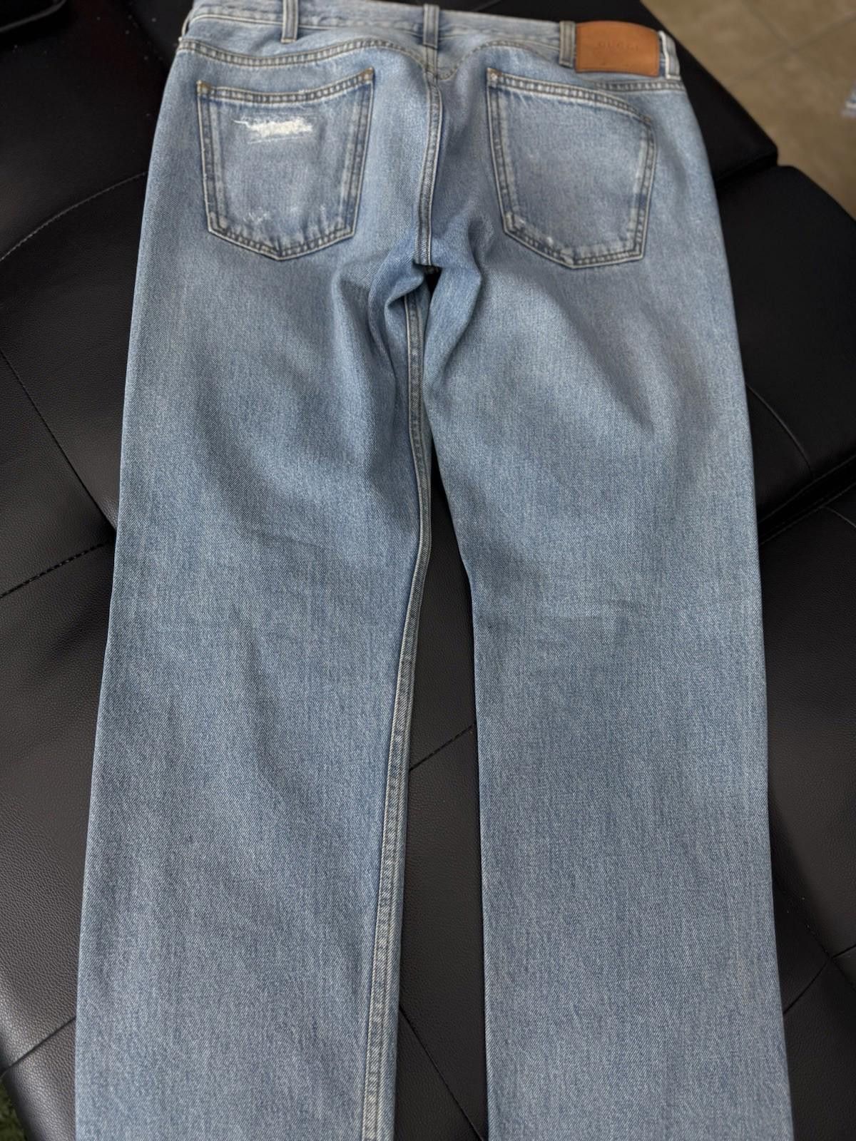 Gucci Gucci Blue Denim Jeans Lot 27 Size (36) $1500 Retail Cost Size US 36 / EU 52 - 11 Thumbnail