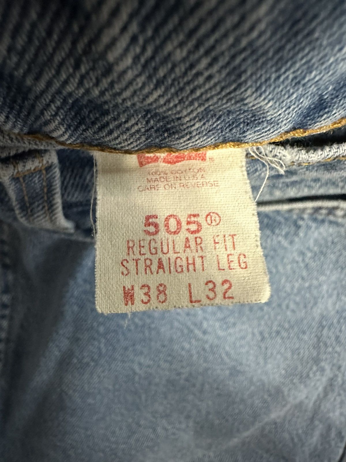 Levi's Vintage Clothing Vintage Levis Orange Tab 505 38x32 Size US 38 / EU 54 - 3 Thumbnail