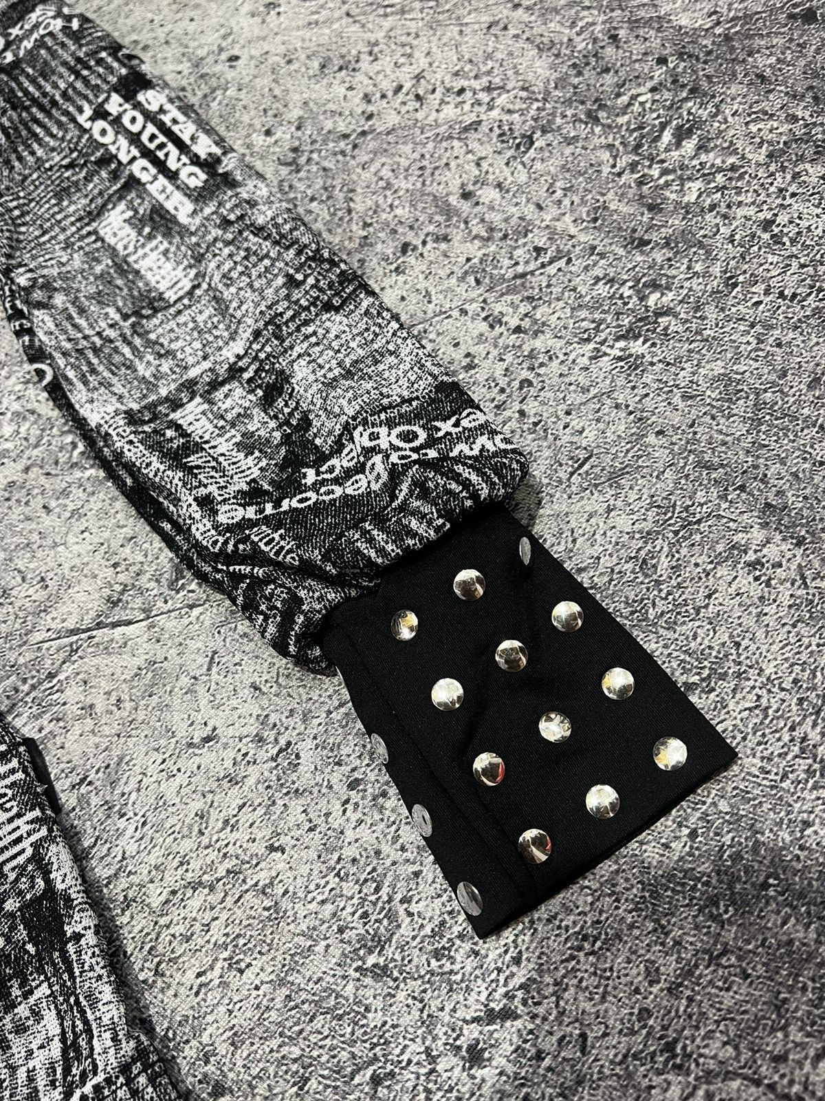 Hysteric Glamour × Undercover 2000s Japanese Opium Vkei Studded Mesh Hodded y2k Lgb Ifsix Size US XS / EU 42 / 0 - 3 Thumbnail