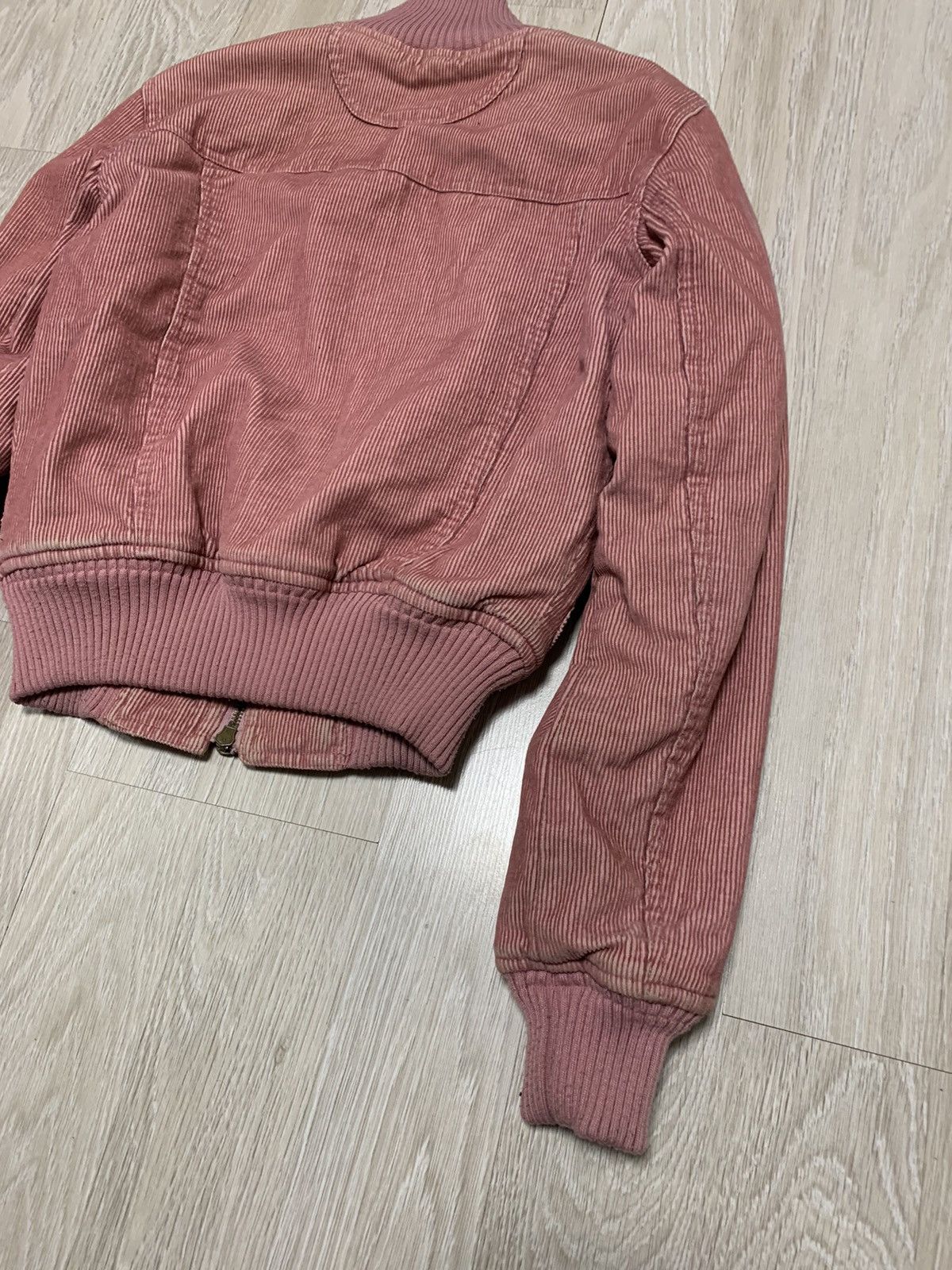 If Six Was Nine × Vintage Avantgarde velvet faded bomber jacket , archive , y2k style Size XS / US 0-2 / IT 36-38 - 10 Thumbnail