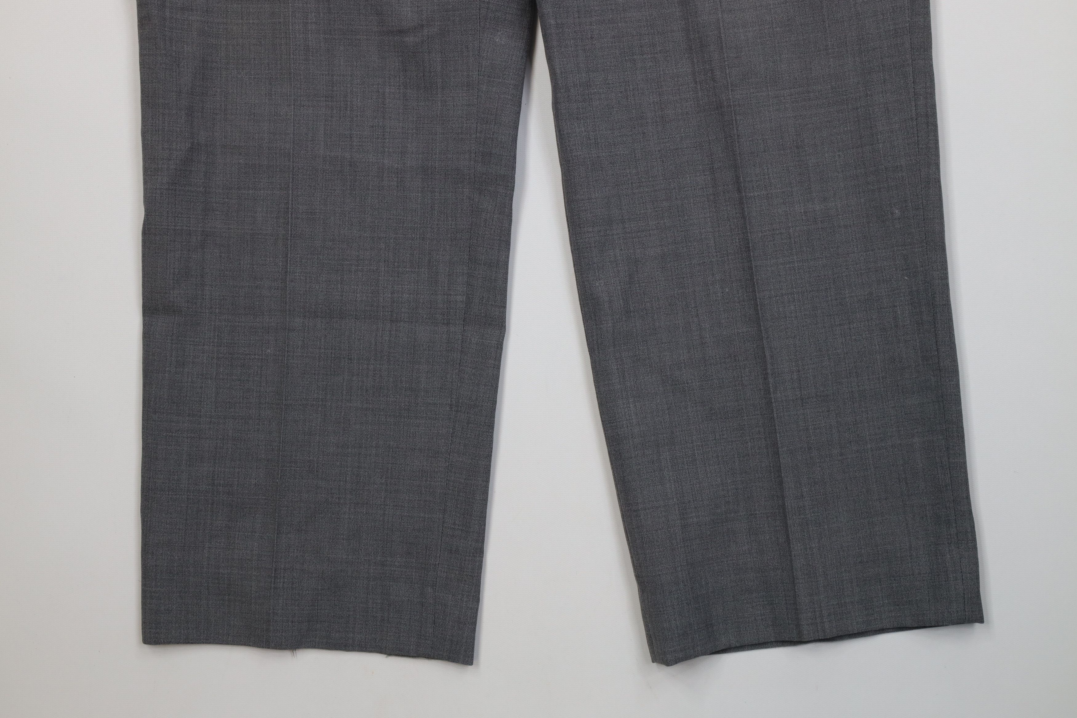 Vintage Vintage 70s Streetwear Chambray Wide Leg Chino Pants USA Size US 34 / EU 50 - 4 Thumbnail