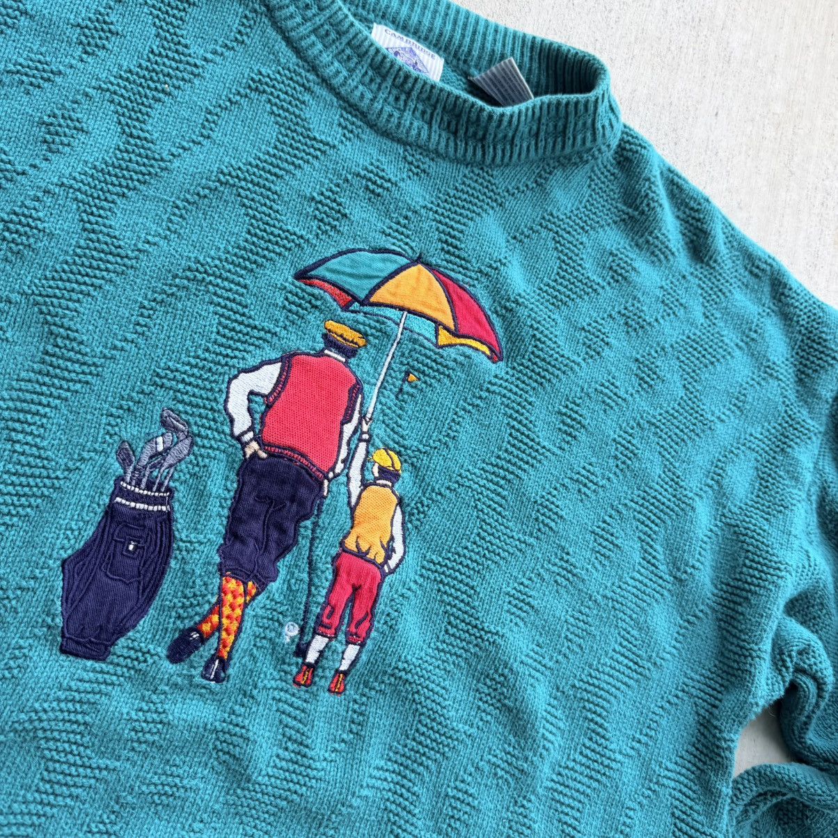 Vintage Vintage Cambridge Classics Knit Sweater Golfer Size Large Size US L / EU 52-54 / 3 - 2 Thumbnail