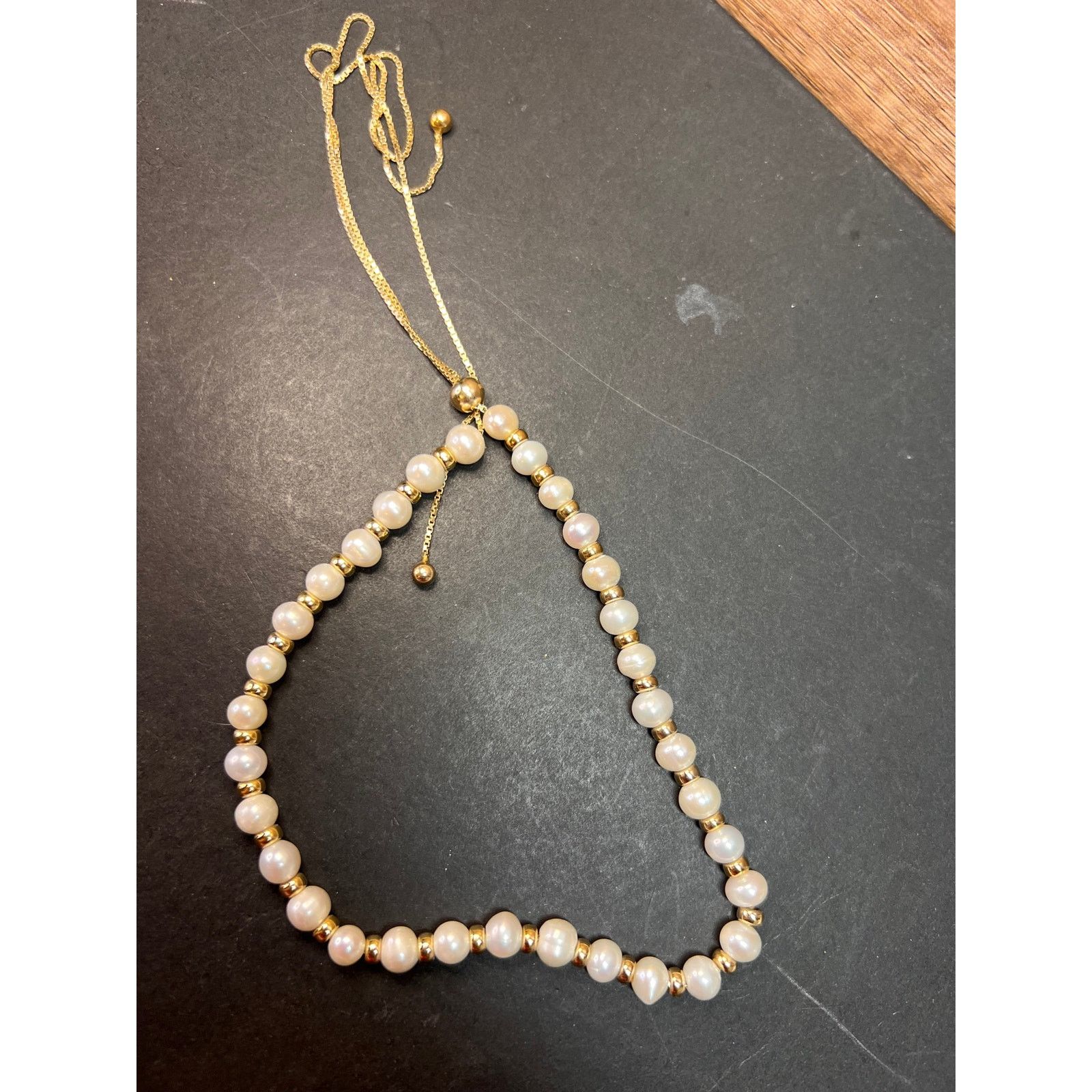 Other Cultured pearl and gold over 925 bolo necklace Size ONE SIZE - 6 Thumbnail