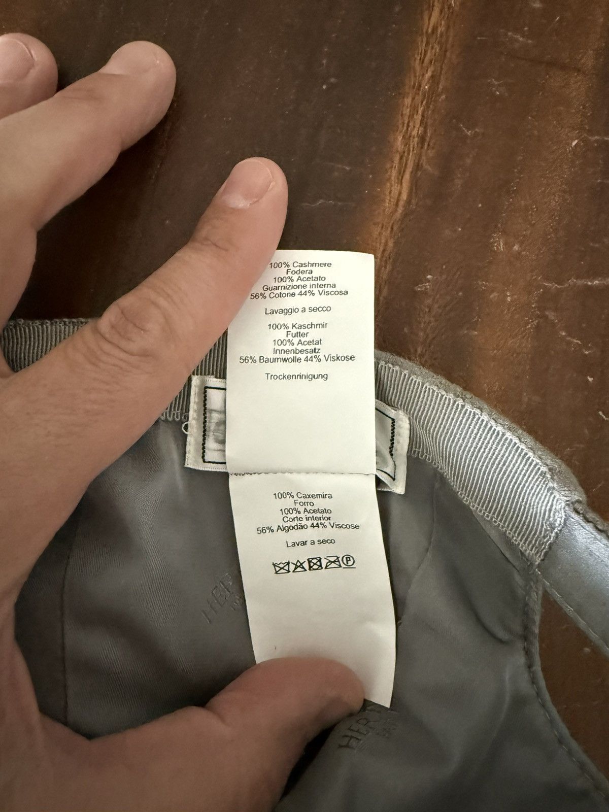 Hermes Hermes Men Baseball Hat: Pure Cashmere - Rare Size 61 🧢 🏆 Size ONE SIZE - 7 Thumbnail