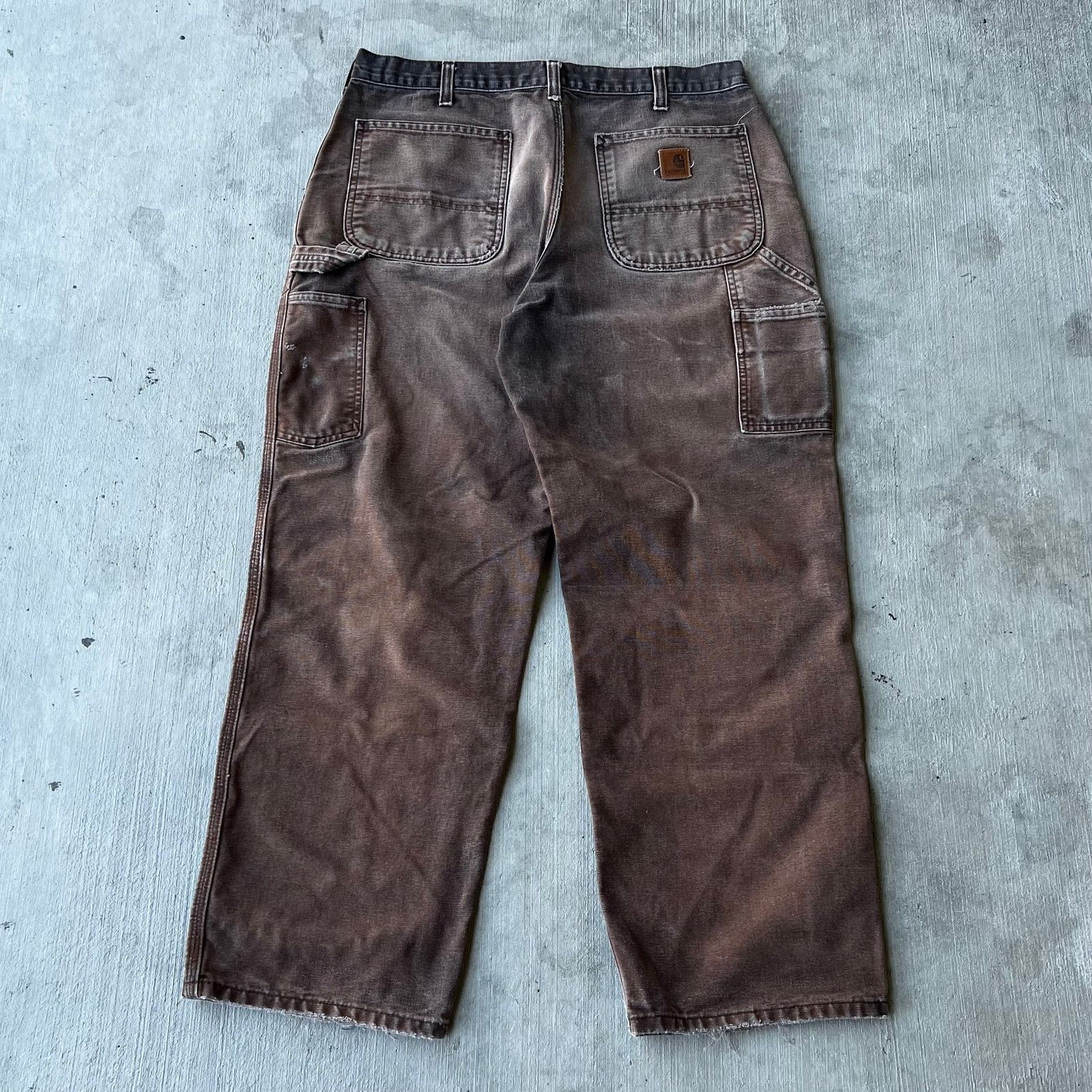 Carhartt FADED brown work wear carpenter pants