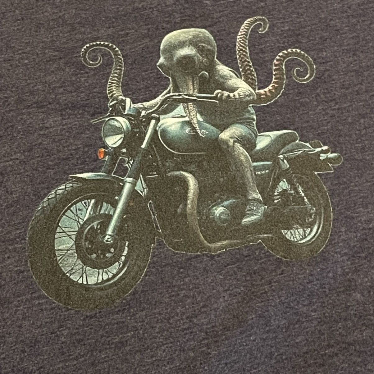 Other Motorcycle Shirt Men Large Blue Graphic Streetwear Gym Tee Size US L / EU 52-54 / 3 - 5 Thumbnail