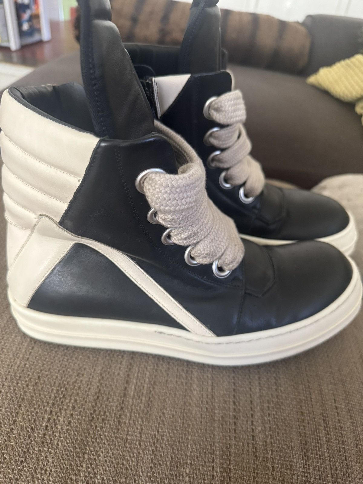 Rick Owens Jumbo Lace Geobaskets Size US 10 / EU 43 - 1 Thumbnail
