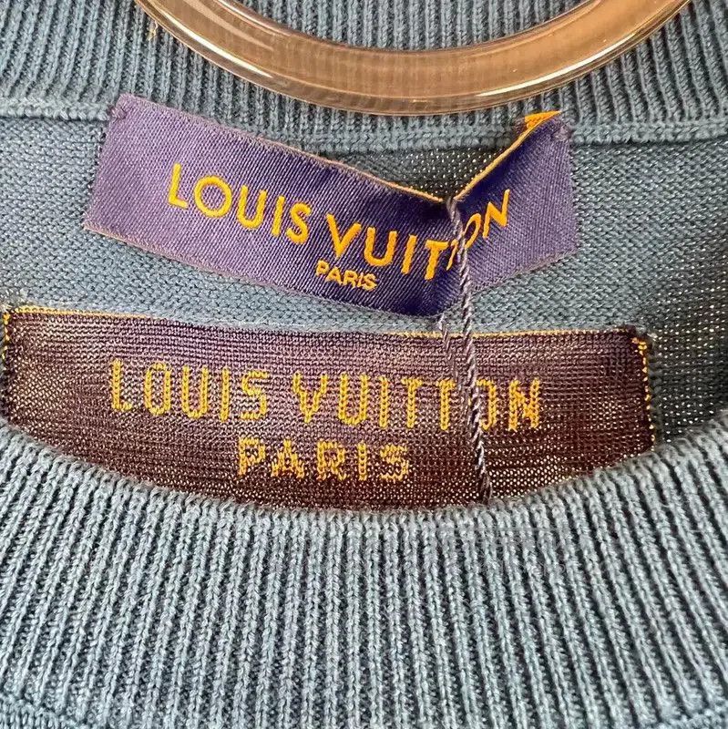 Louis Vuitton Louis Vuitton Blue Cotton Men's T-Shirt . Size US L / EU 52-54 / 3 - 3 Thumbnail