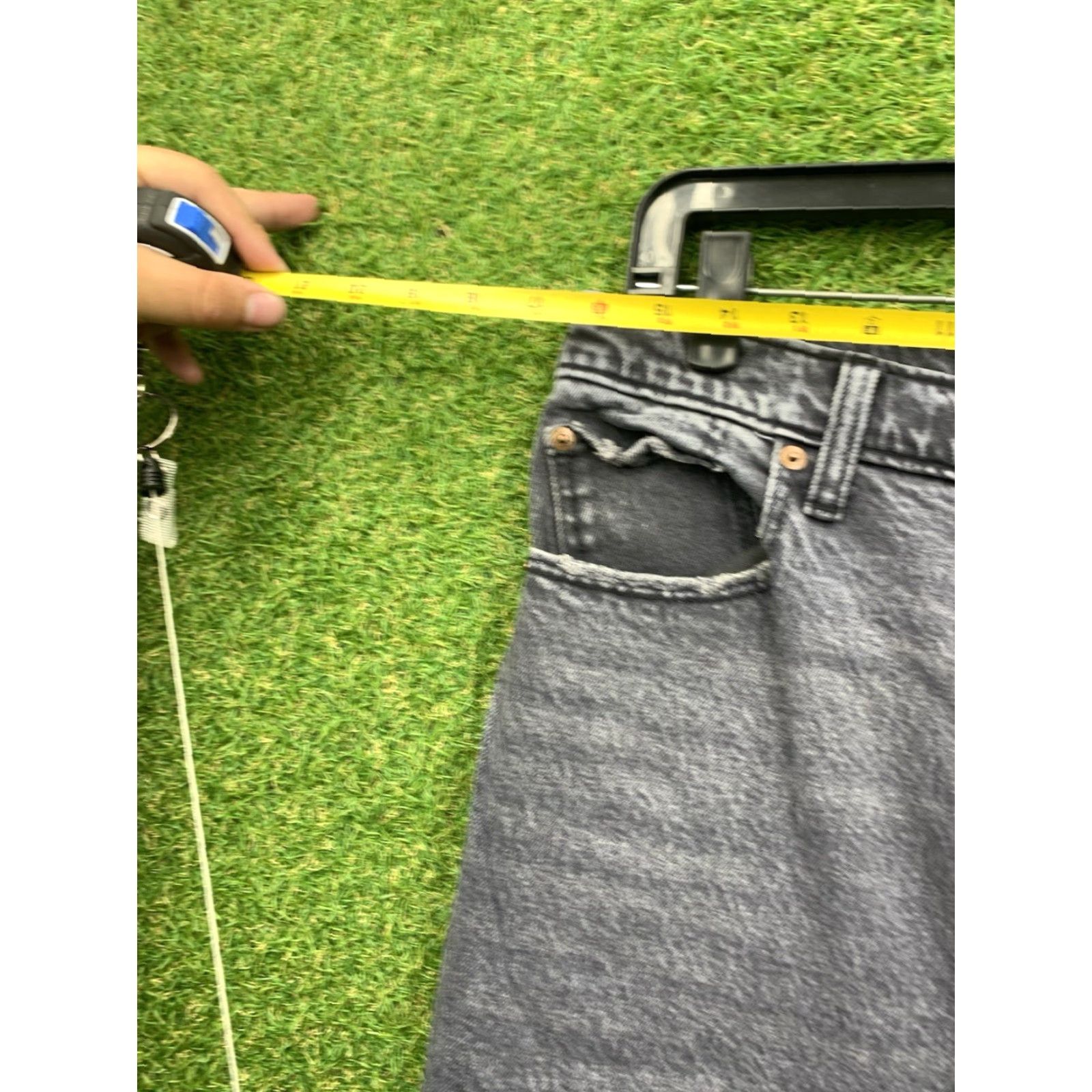 Abercrombie & Fitch Abercrombie & Fitch Jeans 12 Black Denim 90’s Ultra High Rise Straight 5-Pocket Bohemian Love Womens Size 34" / US 12 / IT 48 - 3 Thumbnail