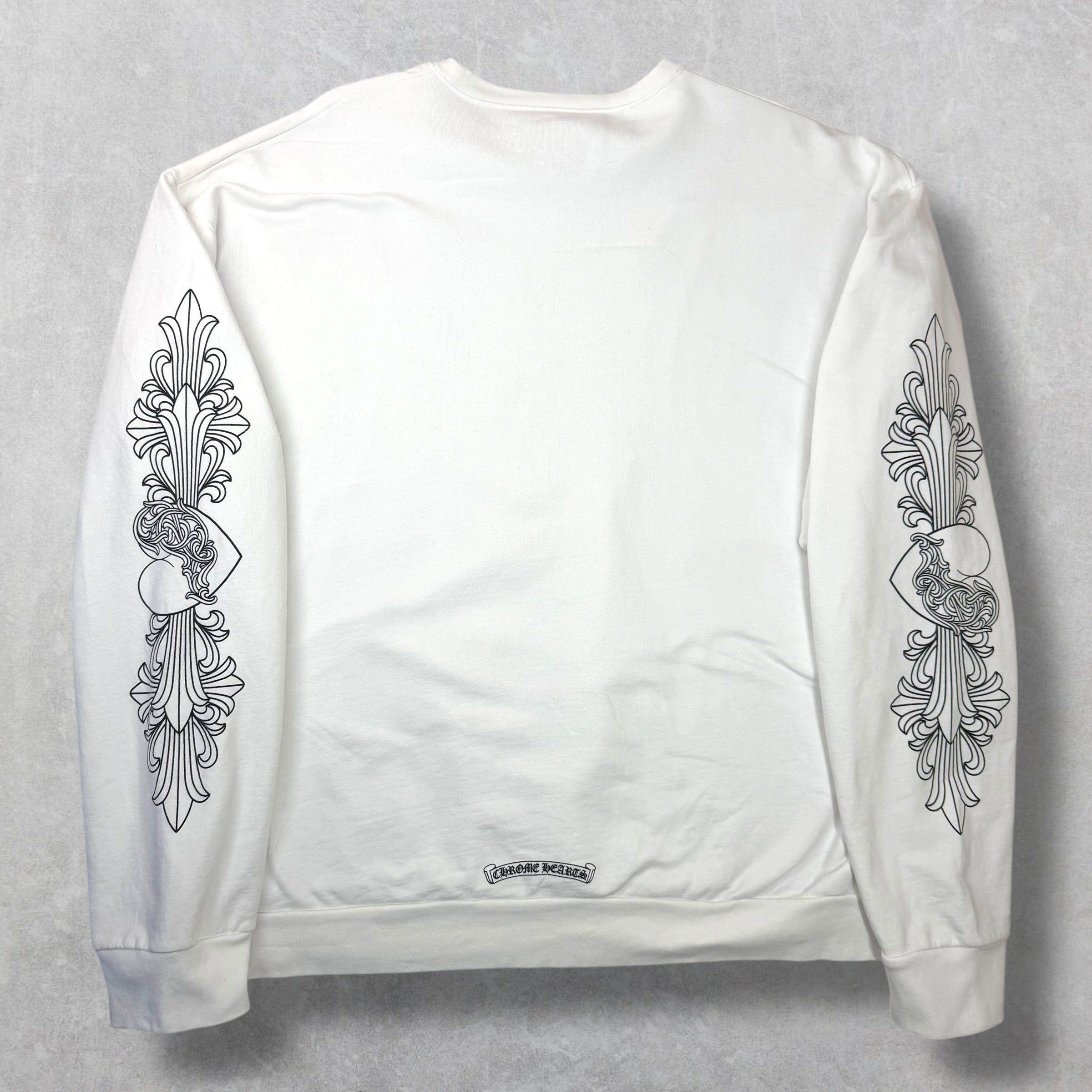 Chrome Hearts Chrome Hearts Love You Floral Crewneck XXL Size US XXL / EU 58 / 5 - 2 Thumbnail