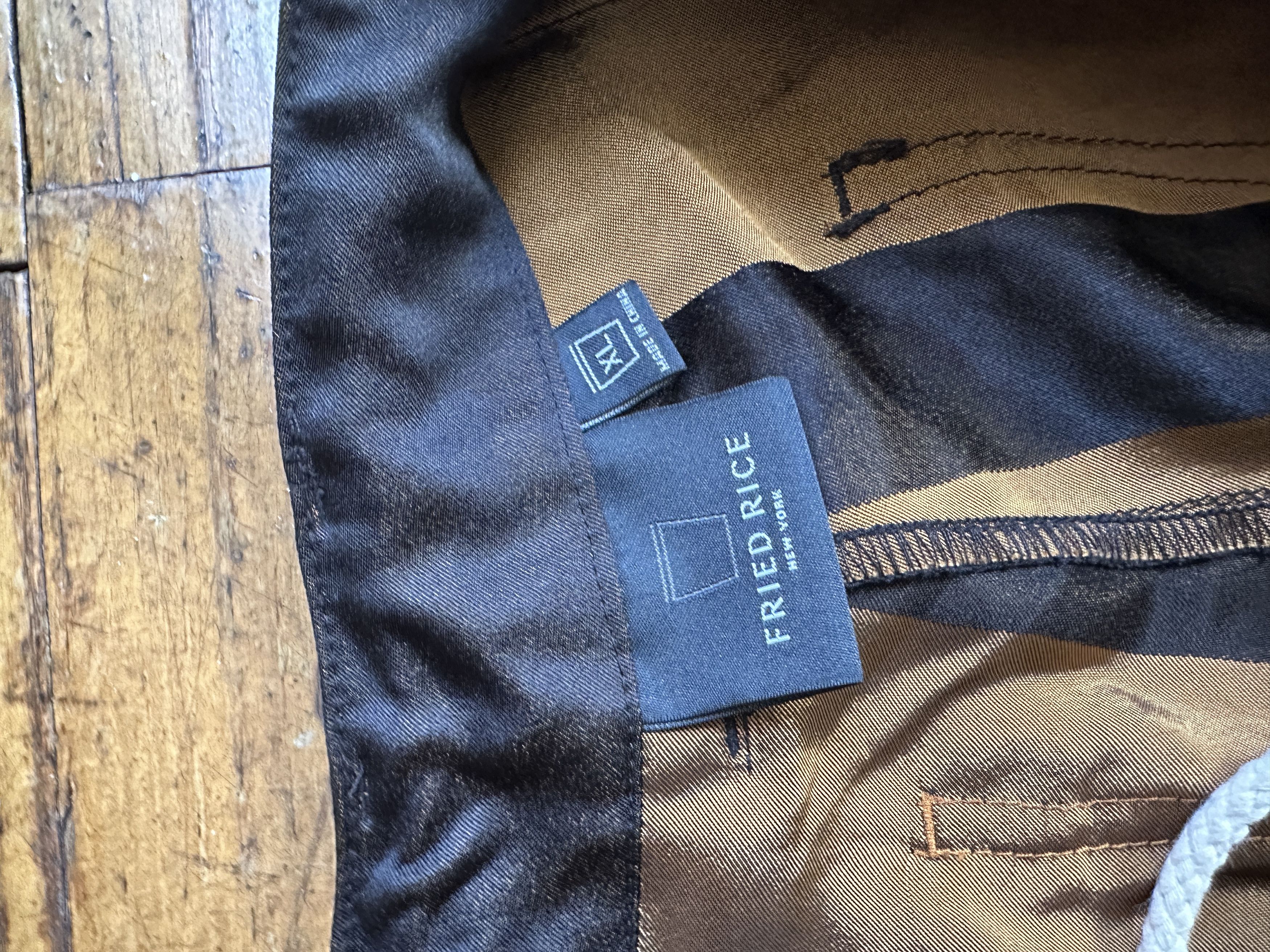 FRIED RICE Black & Gold Cargo Strap Pants SS22 Size US 36 / EU 52 - 6 Thumbnail