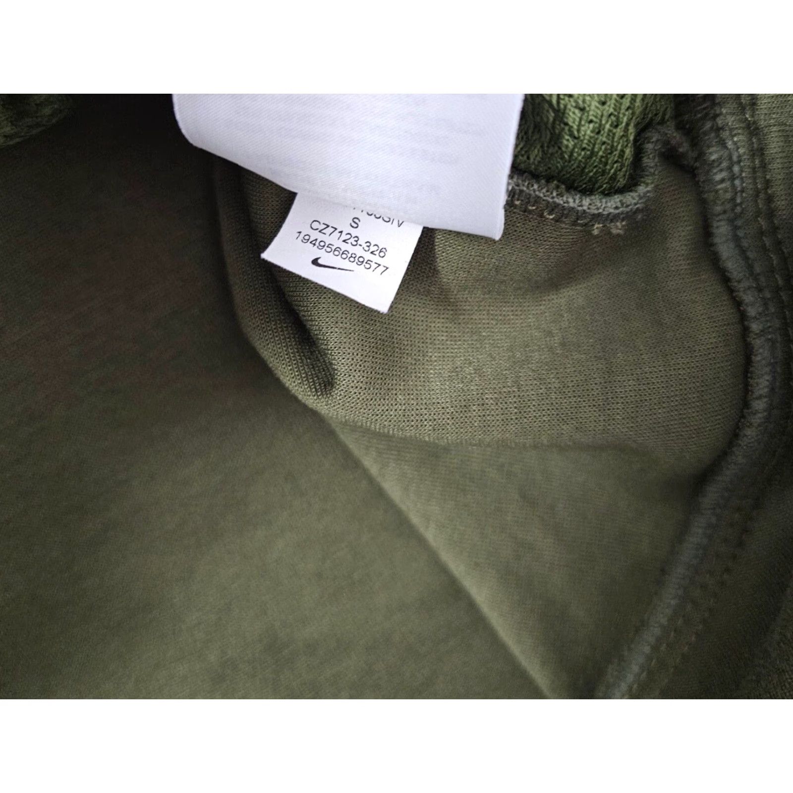 Nike Nike Dri-Fit Full Zip Lightweight Training Jacket Mens Small Olive Green CZ7123 Size US S / EU 44-46 / 1 - 5 Thumbnail