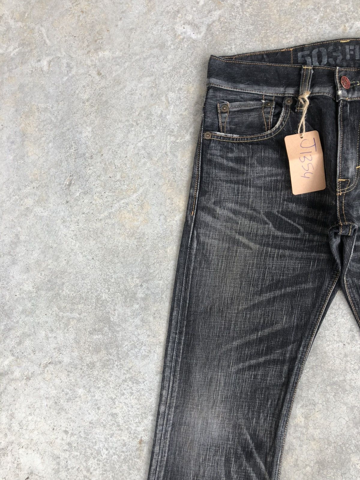 If Six Was Nine Edwin 503 Flared Jeans Distressed Jeans Size US 30 / EU 46 - 4 Thumbnail