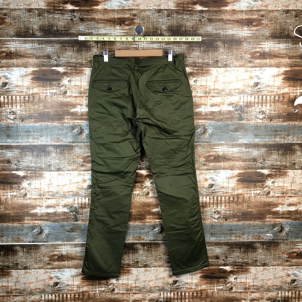 Japanese Brand Vital Green Cargo utility tactical Multipocket Pants #A2556 Size US 29 - 13 Thumbnail